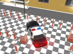 Police Parking game background