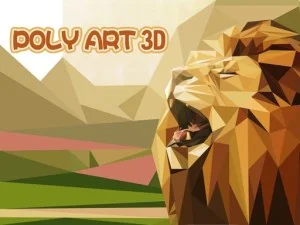 Poly Art 3D game background