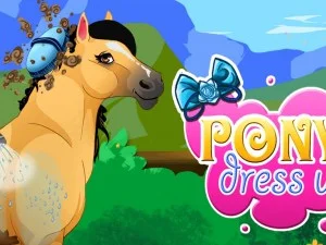 Pony Dress Up game background