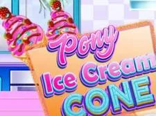 Pony Ice Cream Cone game background