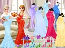 Pregnant Princesses Fashion Dressing Roo game background