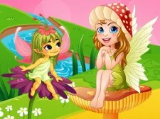 Pretty Princesses Jigsaw game background
