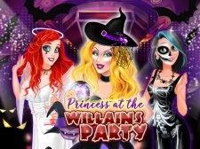 Princess at the Villains Party game background