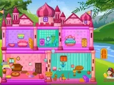 Prinsessan Baby Doll House Cleanup Game