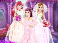Princess Belle Dress Up game background