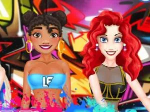Princess BFF Floss Dance game background