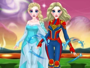 Princess Captain Avenger game background