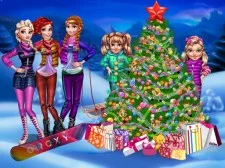Princess Christmas Night game background
