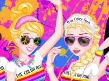 Princess Color Run game background
