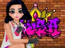 Princess Cool Graffiti game background