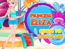 Princess Eliza Going To Aquapark game background