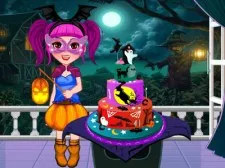 Princess First Halloween game background