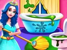 Princess Home Cleaning game background