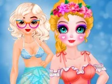 Princess Kawaii Swimwear game background