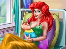 Princess Mermaid Mommy Birth game background