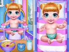 Princess New Born Twins Baby Care game background