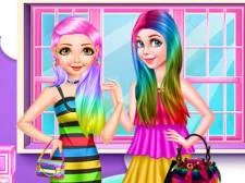 Princess Rainbow Look game background
