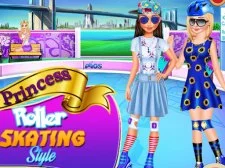 Princess Roller Skating Style game background