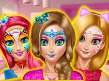 Princess Room Face Painting game background