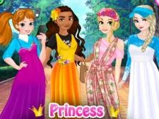 Princess Shirts & Dresses game background
