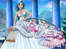 Princess Snow Wedding game background