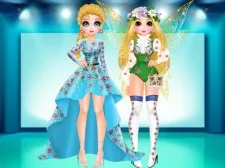 Princess Spring Fashion Show game background