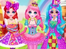 Princess Sweet Candy Cosplay game background