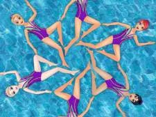 Princess Synchronized Swimming game background