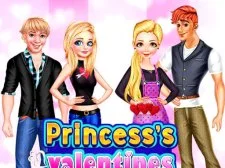 Princess Valentines Day Party game background