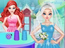 Princess Wedding Dress Shop game background