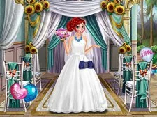 Princess Wedding Dress Up game background