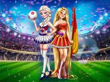 Princesses at World Championship 2018 game background