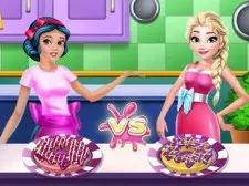 Princesses Cooking Contest game background