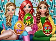 Princesses Easter Fun game background