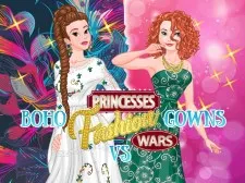 Princesses Fashion Wars: Boho VS Gowns game background