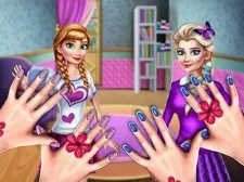 Princesses Nails Salon game background