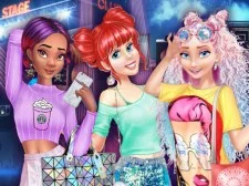 Princesses on Ibiza game background