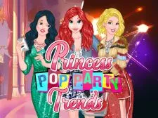 Princesses Pop Party Trends game background