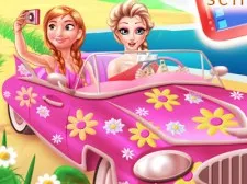 Princesses Road Trip Fun game background