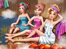 Princesses Sauna Realife game background