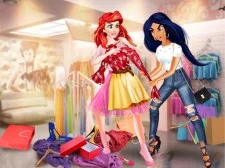 Princesses Shopping Rivals game background