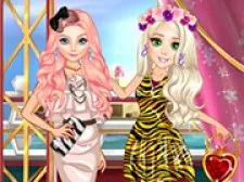 Princesses Sparkle Fashion game background