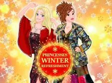 Princesses Winter Refreshment game background