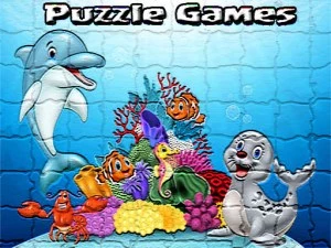 Puzzle Cartoon For Kids game background