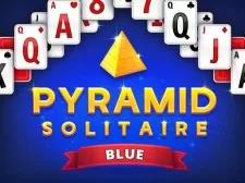 Pyramid Solitaire Blue game background