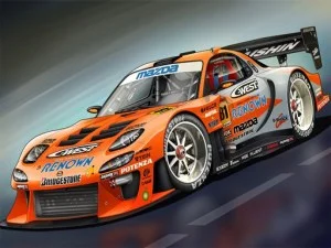 Race bil lysbilde game background