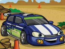 Racing Cartoons Jigsaw game background