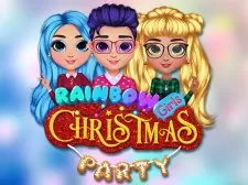 Rainbow Girls Christmas Party game background