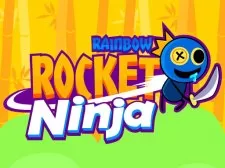 Rainbow Rocket Ninja game background
