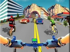 Real Cykel Racing Game 3D game background